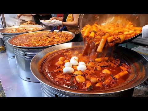Видео: популярная корейская еда на традиционных рынках коллекция