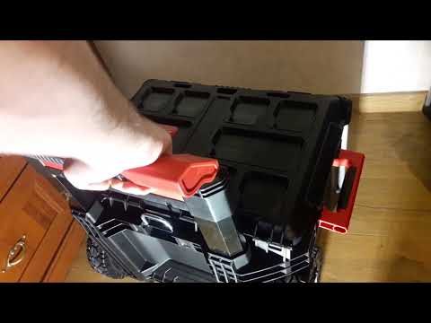 Видео: Обзор trolley box ящика с колесами  из системы хранения Milwaukee packout