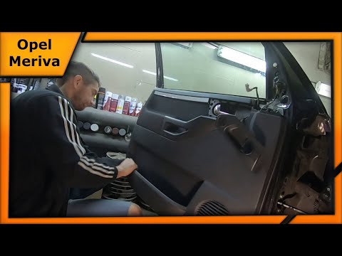Видео: Снимаем обшивку двери Opel Meriva
