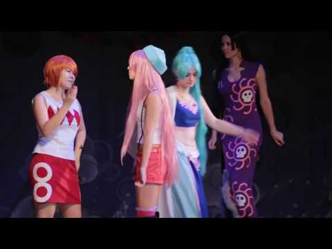 Видео: Oni-no-Yoru 16 - 11. сценка "One Piece" - "Сказка о Луффи - Короле Пиратов"