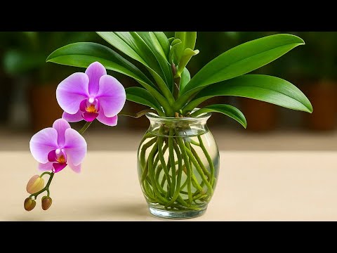Видео: Замените этим грунт для орхидей! Новые корни растут быстро, а цветение обильное.