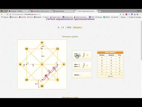 Видео: Матрица судьбы 22 аркана. Разбор матрицы судьбы человека 08.08.2002