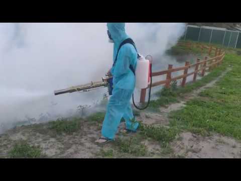 Видео: Генератор горячего тумана - лучшее средство от комаров. Консультации - 050 19 604 19.