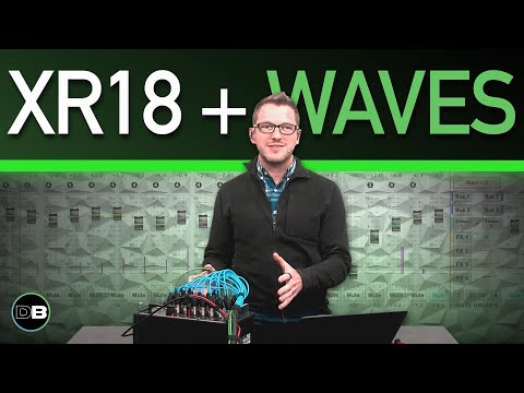 Видео: Использование Waves SuperRack Performer с Midas MR18 и Behringer XR18