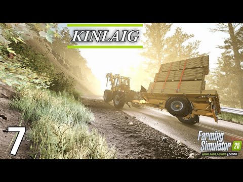 Видео: СТРОЕЖА НА ЗАМЪКА ЗАПОЧНА! Highlands Fishing - Farming Simulator 25 - EP7