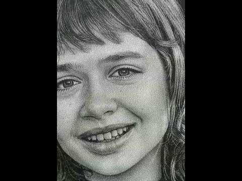 Видео: Портрет на памятник. Ручная гравировка