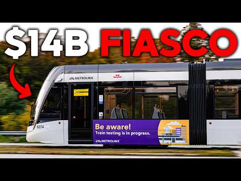 Видео: Катастрофа на линии легкорельсового транспорта Eglinton Crosstown в Торонто