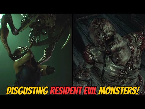 Видео: 10 ОТВРАТИТЕЛЬНЫХ монстров Resident Evil!