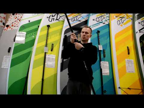 Видео: Обзор весла для SUP boards Axper ALUM MAT