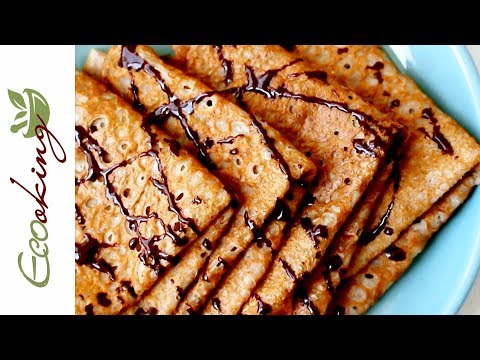 Видео: Блины из муки зеленой гречки / без глютена, масла, яиц, лактозы / vegan (постные) / ПП