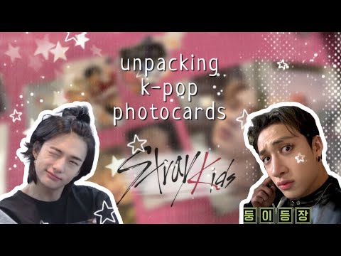 Видео: 🍓распаковка карт stray kids | unpacking k-pop photocards | skz