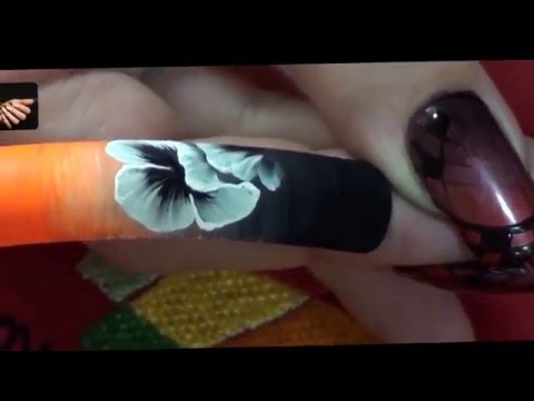 Видео: Китайская роспись Цветок2