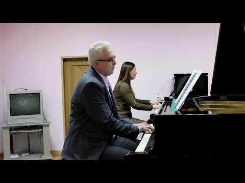 Видео: А. Бабаджанян "Ноктюрн"  Великолепное исполнение дуэта на фортепиано!