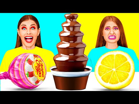 Видео: Шоколадный Фонтан Челлендж c Happy Funny