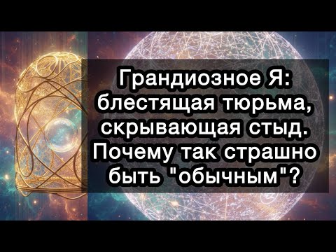 Видео: Грандиозное Я: блестящая тюрьма, скрывающая стыд. Почему так страшно быть "обычным"?