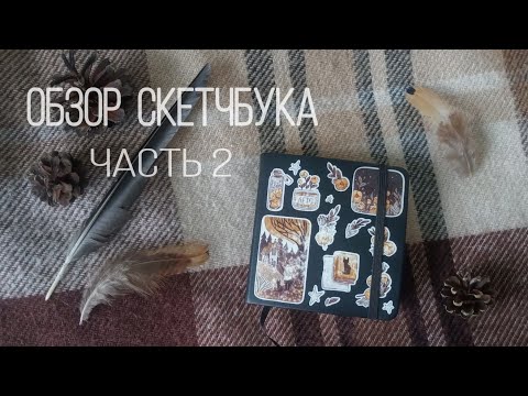 Видео: +.°🍂Обзор скетчбука ☕ 2/2🍃*.×