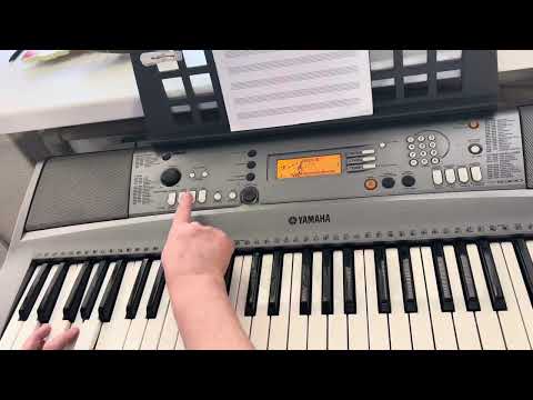 Видео: Молодая . Аккорды . Разбор. На синтезаторе PSR R300 .Ефрем Амирамов 