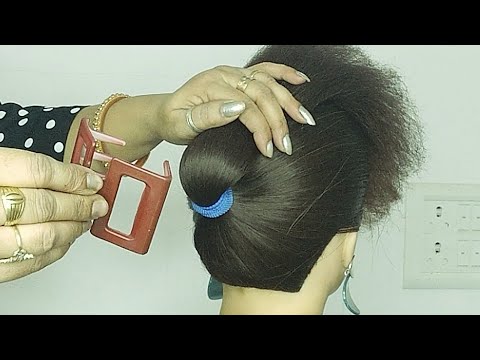 Видео: 👉Урок по прическам с клатчером _ Простые прически для средних волос на свадьбу от @PeehuHairStyle...