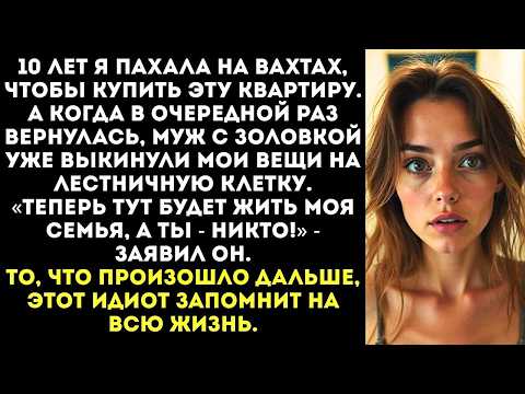 Видео: «Собирай манатки и вали к мамочке! В этой квартире будет жить моя сестра!» — рявкнул муж.