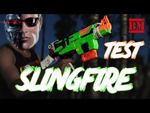 Видео: Обзор Nerf Slingfire / Стропа Огня (Blastermod)