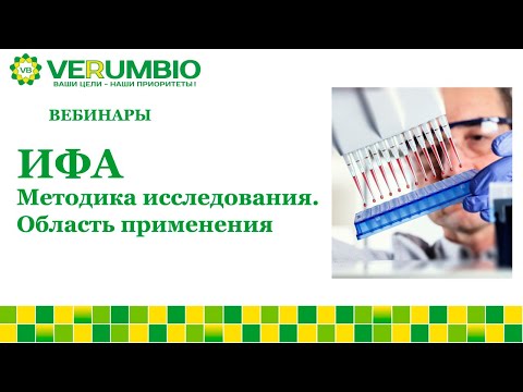 Видео: ИФА. Методика исследования. Область применения