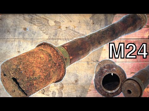 Видео: Граната М-24 | Полная реставрация немецкой колотухт