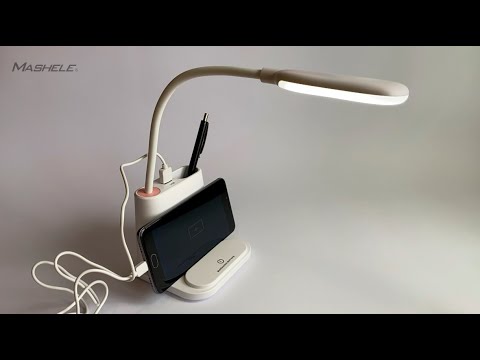 Видео: Настольная светодиодная лампа 3 в 1 Смарт Лампа с PowerBank Smart LED