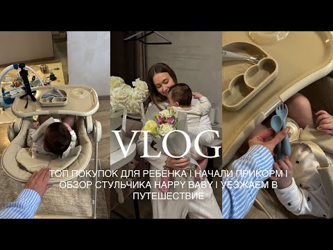 Видео: ТОП ПОКУПОК ДЛЯ РЕБЕНКА | НАЧИНАЕМ ПРИКОРМ | ОБЗОР НА СТУЛЬЧИК HAPPY BABY | МЫ УЕЗЖАЕМ В ПУТЕШЕСТВИЕ