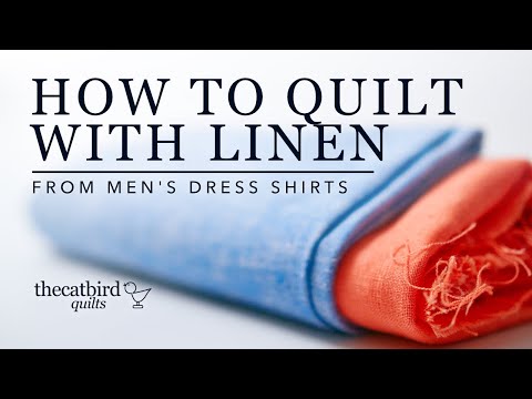 Видео: Почему я люблю стёгать льном — на примере мужских рубашек