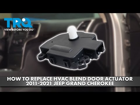 Видео: Как заменить привод заслонки смесителя HVAC на Jeep Grand Cherokee 2011–2021 годов