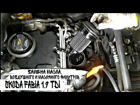 Видео: Замена масла, воздушного и масляного фильтров Skoda Fabia 1.9 TDI | Fix My Car