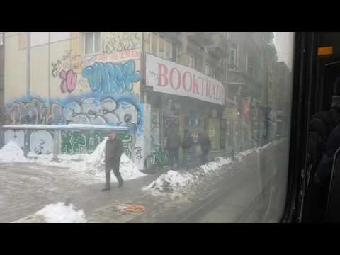 Видео: София Трамвай- Линия 12 пл. Журналист- кв. Илиянци | Sofia tram- Line12 with T6M-700 Part 1