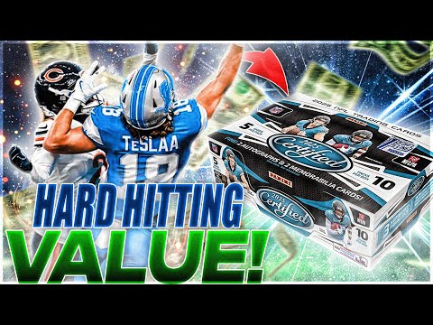 Видео: ОТЛИЧНОЕ КАЧЕСТВО! | Обзор первого в линейке Hobby Box от Panini, сертифицированного NFL в 2025 году