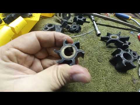 Видео: Крыльчатки от лодочных моторов. Можно ли запускать мотор "насухую"?