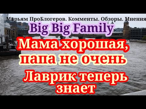 Видео: Big Big Family.Днями в гиперах,в промежутках между таскает дома мебель