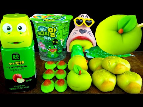 Видео: ВЕСЕЛЫЙ МУКБАНГ :) зеленый десерт, желе из лягушачьих яиц, шоу поедания дынного пирога!
