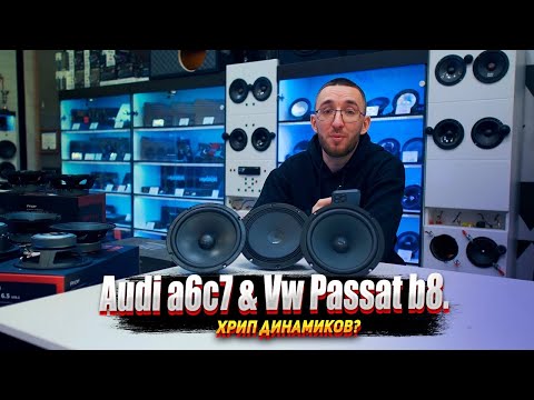 Видео: Ошибка Германии! Audi a6c7 & Vw Passat b8  - Хрип динамика