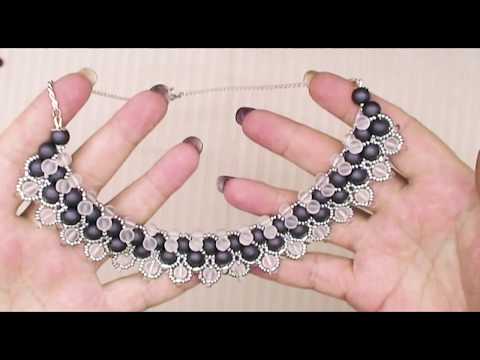 Видео: Kолье для праздника.