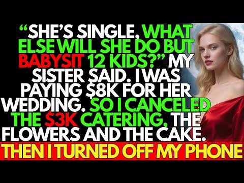 Видео: «Она будет нянчиться с 12 детьми», — смеялась моя сестра, и я отменила её свадьбу за 8 тысяч долл...