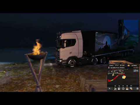 Видео: Макс на грузовике :Прохождение Euro truck Simulator 2 прошёл ивент