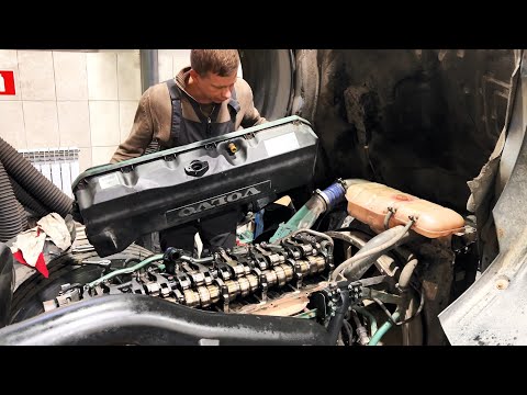 Видео: VOLVO TRUCK.  Нет давления масла.  Газы в системе охлаждения двигателя. Ремонт