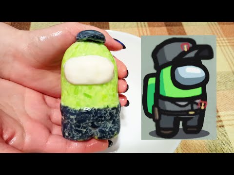 Видео: AMONG US Tutorial Making Soap "Light GREEN" | Леплю из мыльной стружки "Салата" из Амонг Ас
