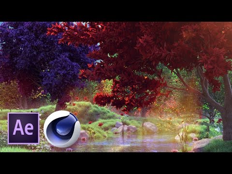 Видео: Сказочный лес в Cinema 4D и After Effects. Часть 1 из 4