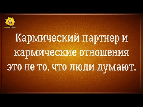 Видео: Кармические отношения и кармический партнер это не то, что люди думают. Александр Шемец.
