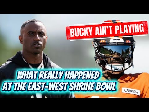 Видео: ЧТО НА САМОМ ДЕЛЕ ПРОИЗОШЛО В EAST-WEST Shrine Bowl | Шедер Сандерс — это он