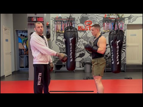 Видео: Забегание за спину для бокса от Басынина Андрея.