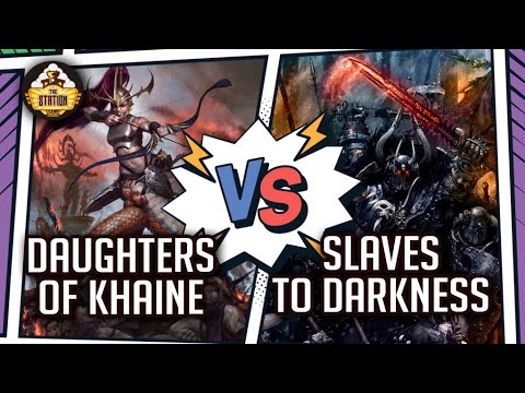 Видео: SLAVES to DARKNESS vs Daughters of KHAINE I Репорт | 2000 pts I Warhammer Age of Sigmar