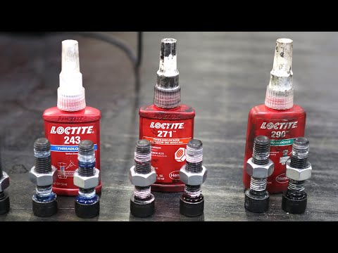 Видео: Тестирование фиксаторов резьбы Loctite 243 VS 271 VS 290