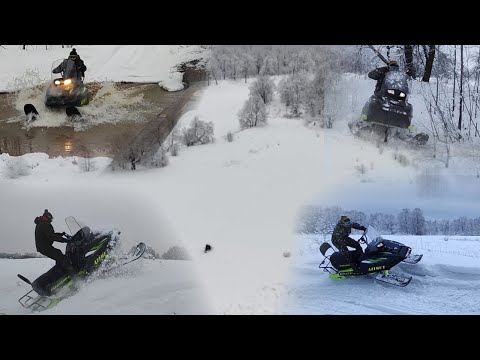 Видео: Испытания снегохода Азимут. Он выжил!!!