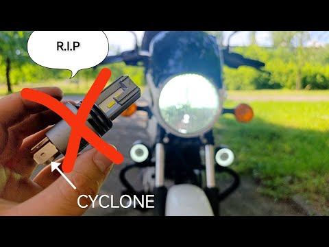 Видео: Нова лампа LED та габарит на Bajaj Boxer.